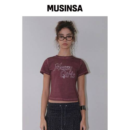 ORDINARY HOLIDAY MESSY GRAPHIC T-SHIRT [INDI韩国官网直邮进口