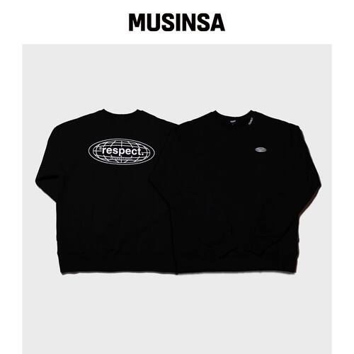 RESPECT intl 卫衣（黑色） MUSINSA韩国直邮官方正品