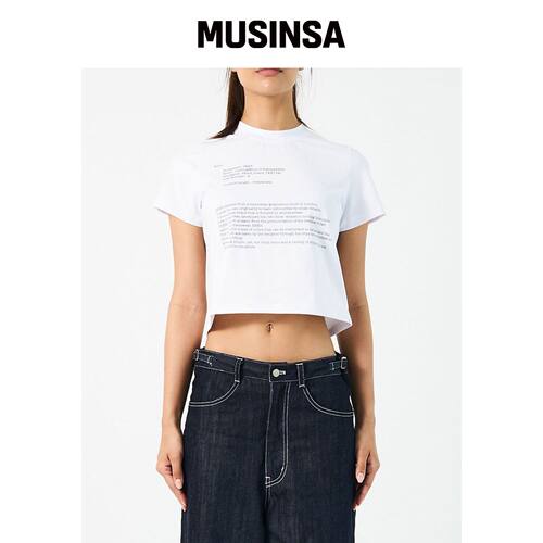 SEEN 关于 T-SHIRTS (White)韩国官网直邮进口MUSINSA