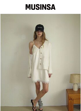 APPAREL ARCHIVE CUV 粗花呢外套_象牙色韩国官网直邮进口MUSINSA