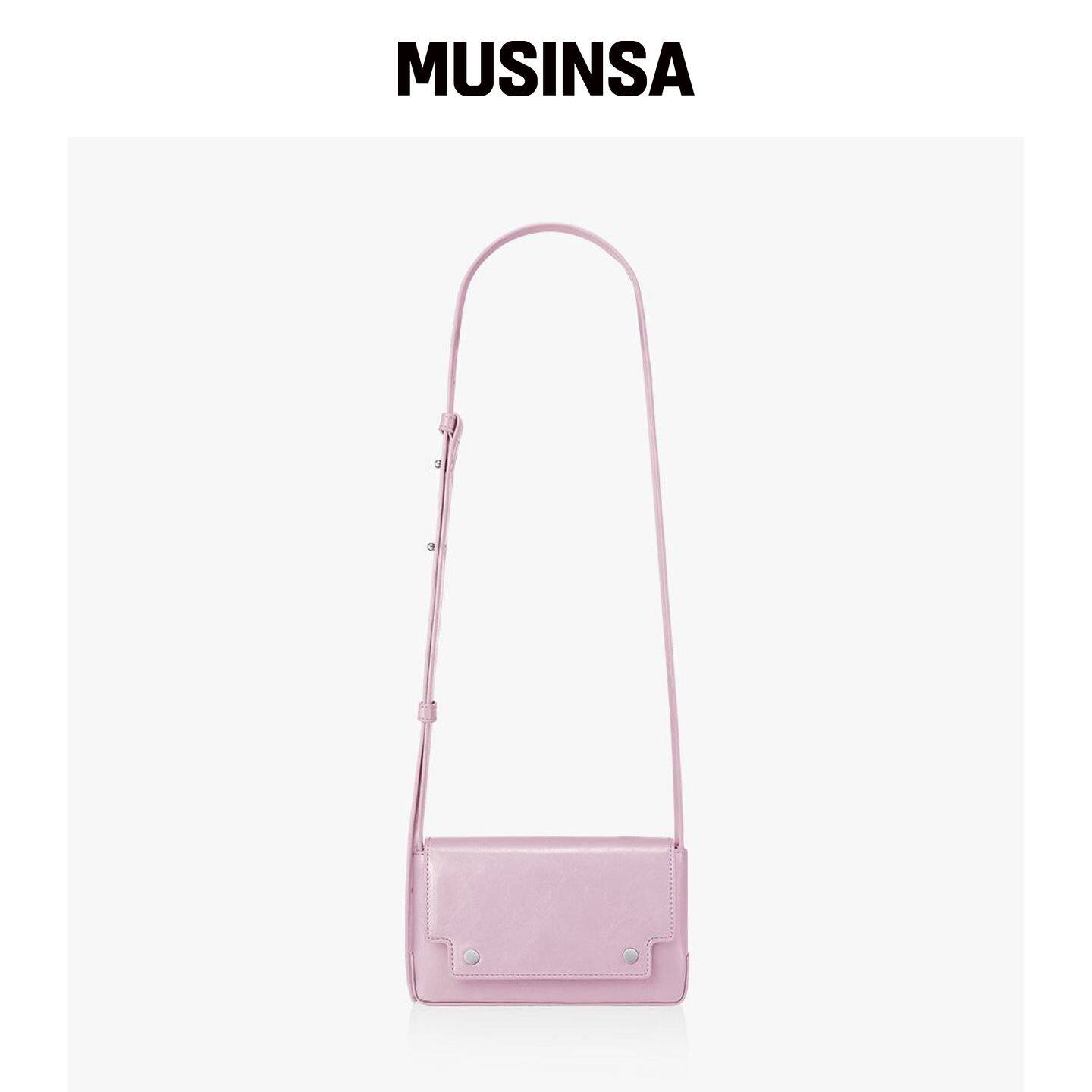 FINDKAPOOR MARKBAG 18 起皱款 - 紫粉色 MUSINS韩国官网直邮进口
