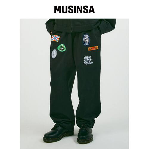 LMC WAPPEN 黑色休闲工作裤 MUSINSA韩国官网直邮进口