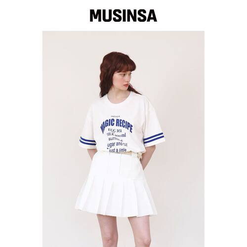 PREVOIR RECIPE 半包 BOXY T恤 [WHITE]韩国官网直邮进口MUSINSA