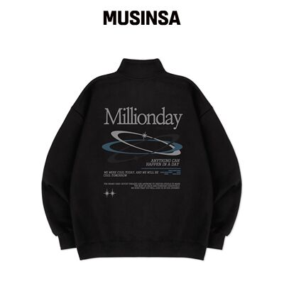 MILLION DAY Asteroid 半拉链运动衬衫 MUSINSA韩国官网直邮进口