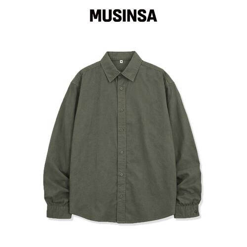 NTET Pigment Soft Shirt (卡其色) MUSINSA韩国官网直邮进口