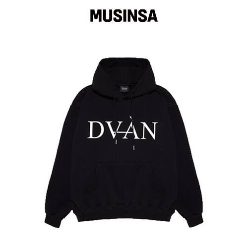 DVÀN DVAN WHITE BIG NEON SIGN HOODIE韩国官网直邮进口MUSINSA