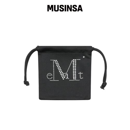 MUCENT GLITZ 热点LOGO绑带化妆包 MUSINSA韩国官网直邮进口