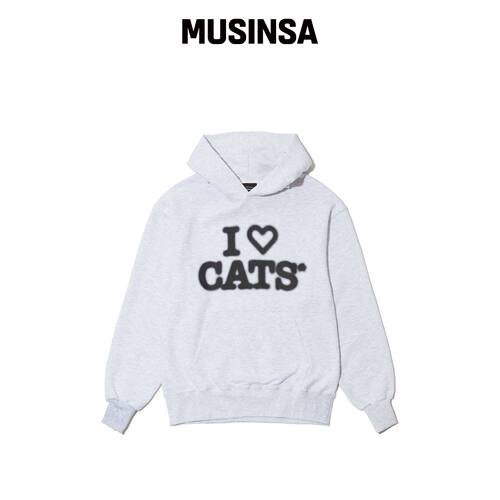 ITZAVIBE 我爱猫连帽卫衣 MUSINSA韩国直邮官方正品