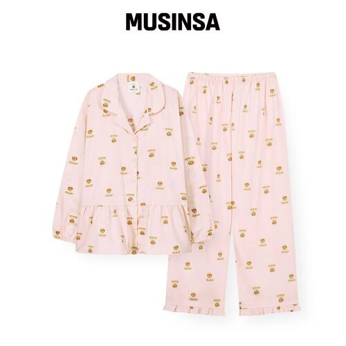 ORCITE 女性长袖睡衣居家服套装家居服 MUSINSA韩国官网直邮进口