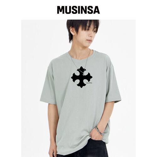 BY.L 斜挎包PLER半高领T恤 - 薄荷色韩国官网直邮进口MUSINSA