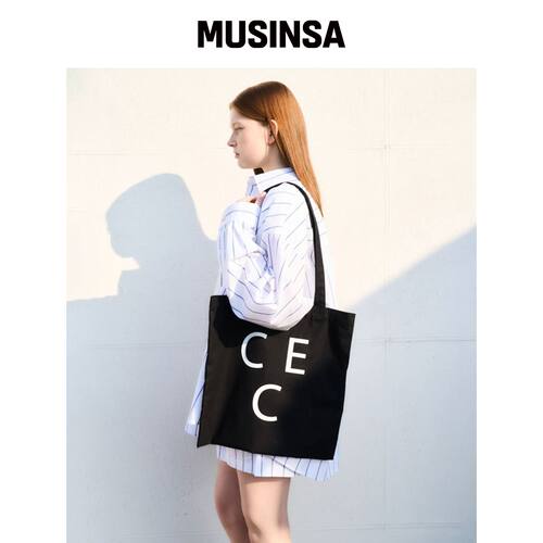 CHANCECHANCE CEC 棉质包（黑色） MUSINSA韩国官网直邮进口
