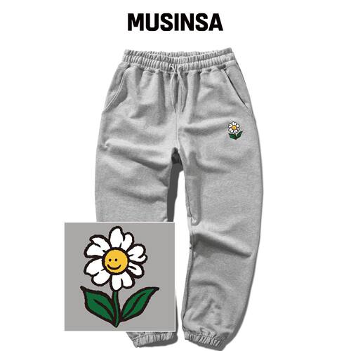 TRIPSHION SINGLE FLOWER LOGO 运动卫裤 - 泥膜韩国官网直邮进口