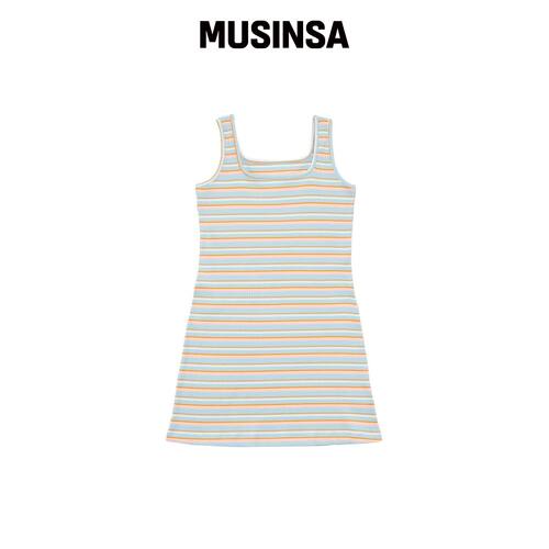NOVE POETI PO DRESS 蓝色韩国官网直邮进口MUSINSA