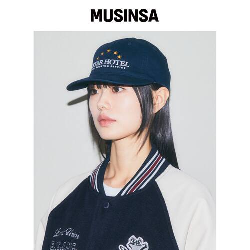 LMC 5STAR HOTEL 6PANEL CAP 深蓝色 MUSINSA韩国官网直邮进口