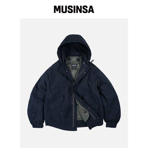 FRIZMWORKS OSCAR 鱼尾夹克 003 _ 海军蓝 MUSIN韩国官网直邮进口