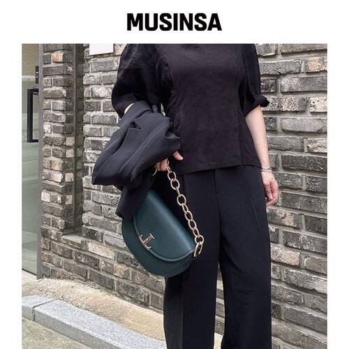 LYUNANLYUNA RHOS 5WAY 女士鞍形皮革斜挎包韩国官网直邮进口