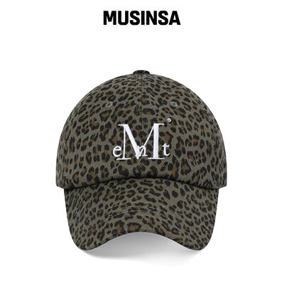MUCENT SIGNATURE 豹纹卡其色棒球帽 MUSINSA韩国直邮官方正品