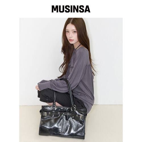 ILLIGO 奥布大号单肩包黑色 MUSINSA韩国官网直邮进口