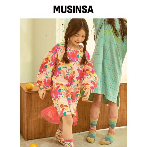 MATILDA N Y one护齿连衣裙_粉色 MUSINSA韩国官网直邮进口