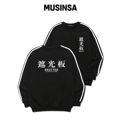 SHUTTER TEXT LOGO VER.2 袖带运动衬衫 (SLS019韩国官网直邮进口