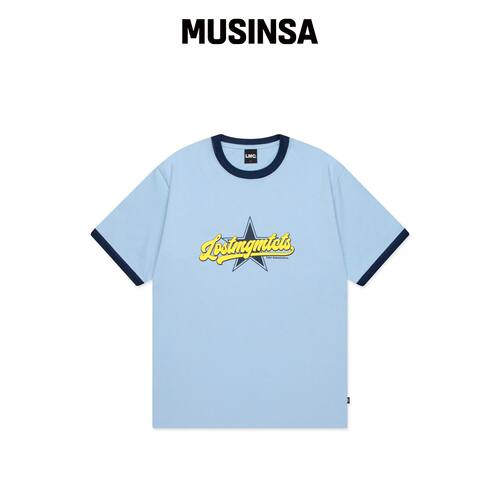 LMC STAR RINGER TEE 浅蓝色 MUSINSA韩国官网直邮进口