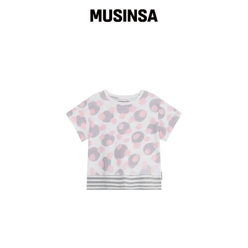 THEMUSEUMVISITOR W PAINTED MULTI DOT T恤 (PI韩国官网直邮进口