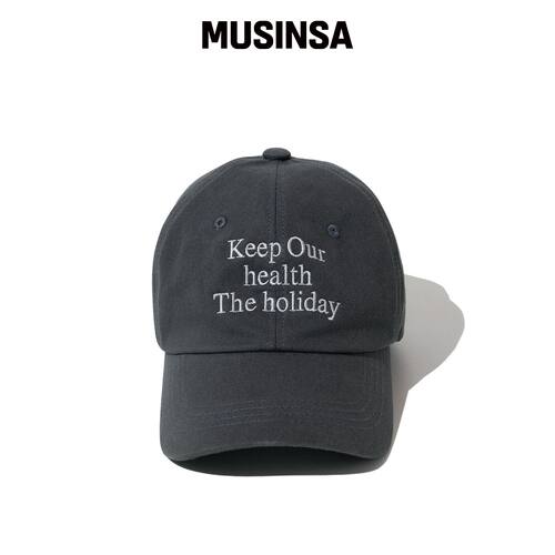 MILLO ARCHIVE 假日签名球帽 [炭灰] MUSINSA韩国直邮官方正品