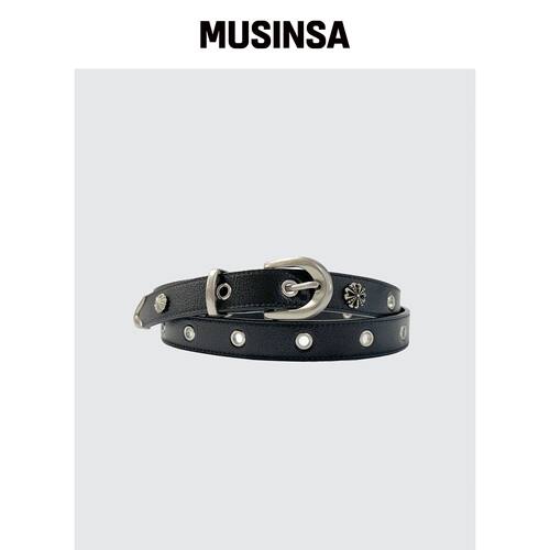LEARVE [LEAVE x PAPERS] 链接孔腰带 MUSINSA韩国直邮官方正品