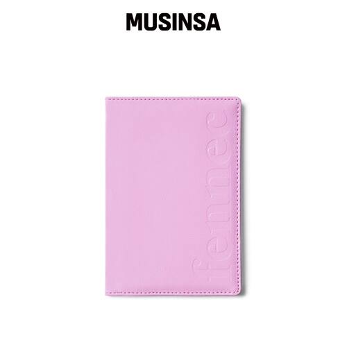 FENNEC 褶皱护照夹 - 酷粉色 MUSINSA韩国直邮官方正品
