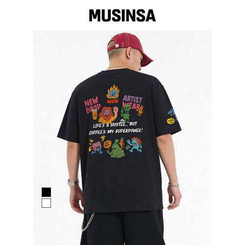 ARTISTWEAR [ATW] HUSTLE 半高领T恤 - 2COLOR M韩国官网直邮进口
