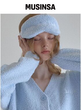 LAZYZ 甜美梦幻FLUFFY吊带眼罩居家服套装（4种 韩国官网直邮进口