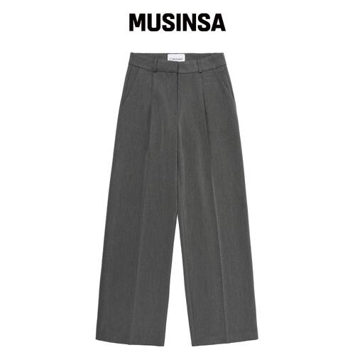 CNVS STRAYE 直筒fit裤子_泥膜 MUSINSA韩国官网直邮进口