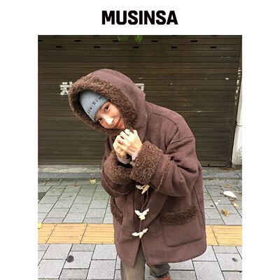 ANOETIC ANC 连帽卫衣 MUSTANG_BROWN韩国官网直邮进口