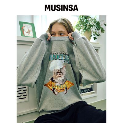 MIMICAWE GURUM BAKERY 运动衫 - 灰色韩国官网直邮进口MUSINSA