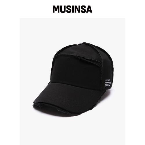PIECE MAKER RAW WIDE CAP (黑色)韩国官网直邮进口MUSINSA