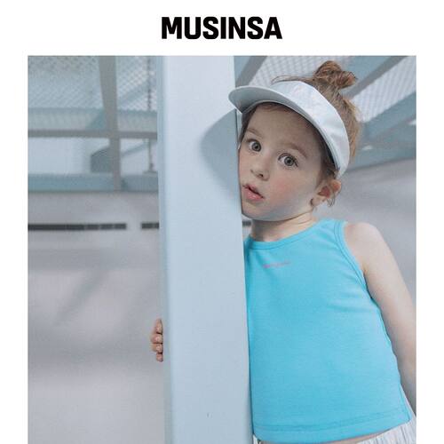 ROANJANE (罗纹)POSITANO 吊带衫(蓝色) MUSINSA韩国官网直邮进口