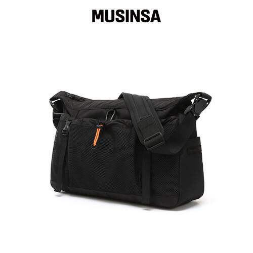 AGED GRAY CORDURA STRING MESSENGER韩国官网直邮进口