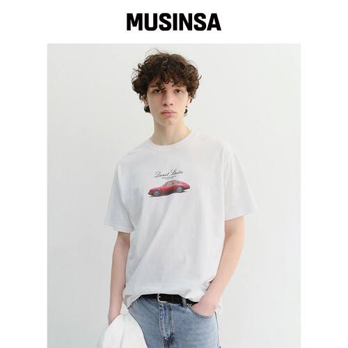 DUNST FOR MEN SUMMER HOLIDAY CAR T恤_UNISEX_韩国官网直邮进口