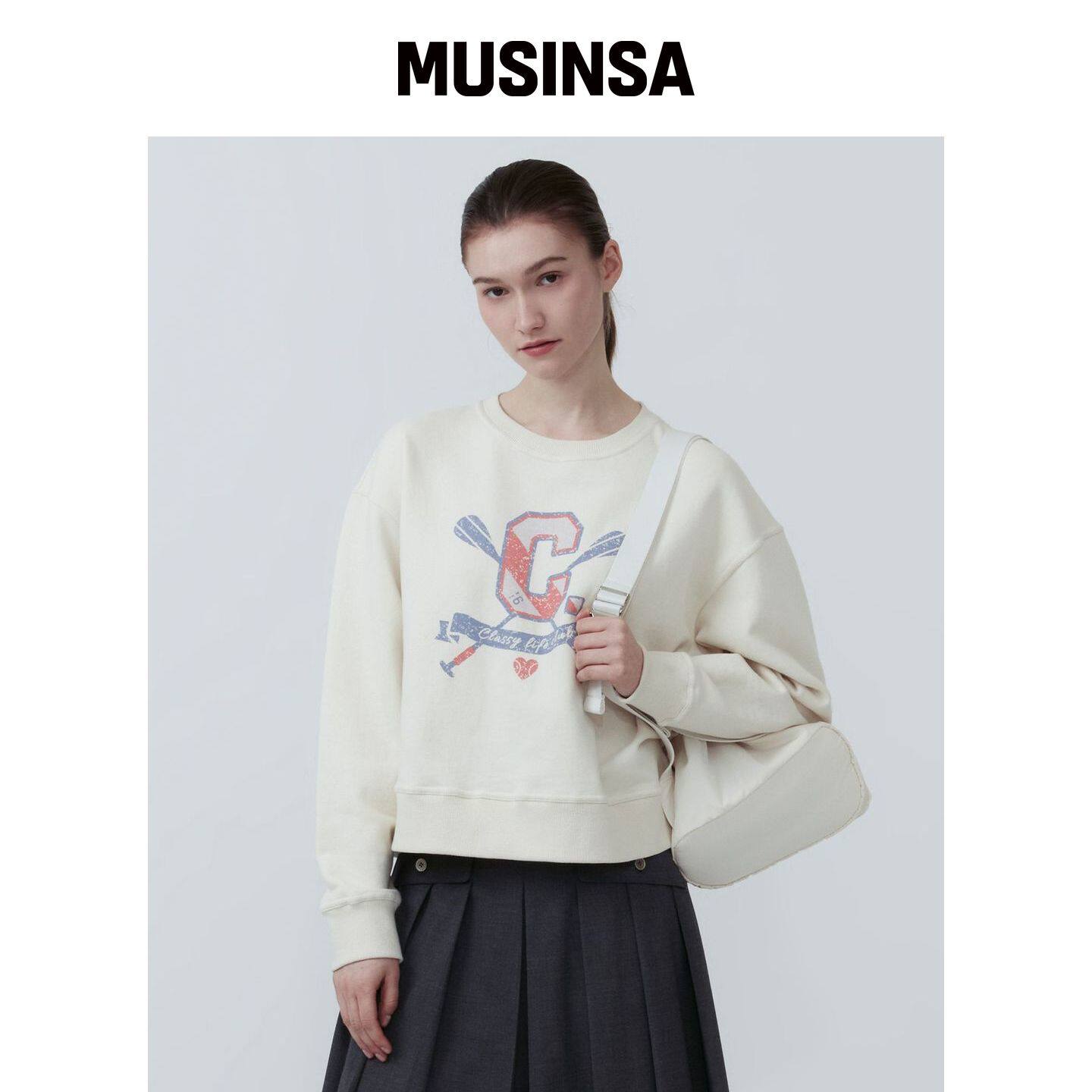 CLOVE [25SS clove] 染色卫衣（奶油色） MUSINS韩国官网直邮进口