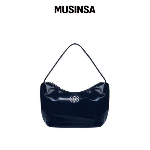 NICK&NICOLE NICOLE MINI HOBO BAG_NAVY MUSINS韩国官网直邮进口