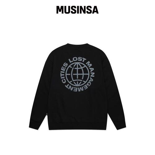 LMC S WHEEL 卫衣 黑色 MUSINSA韩国官网直邮进口