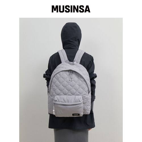 OJOS 星星被子填充背包 XL / 灰色 MUSINSA韩国直邮官方正品