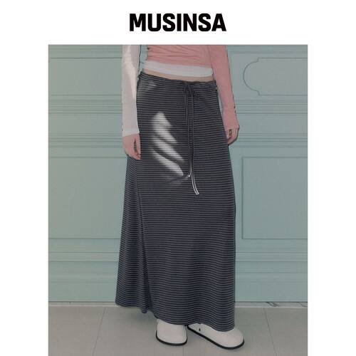 TWEE 克洛尼条纹长款裙 MUSINSA韩国直邮官方正品