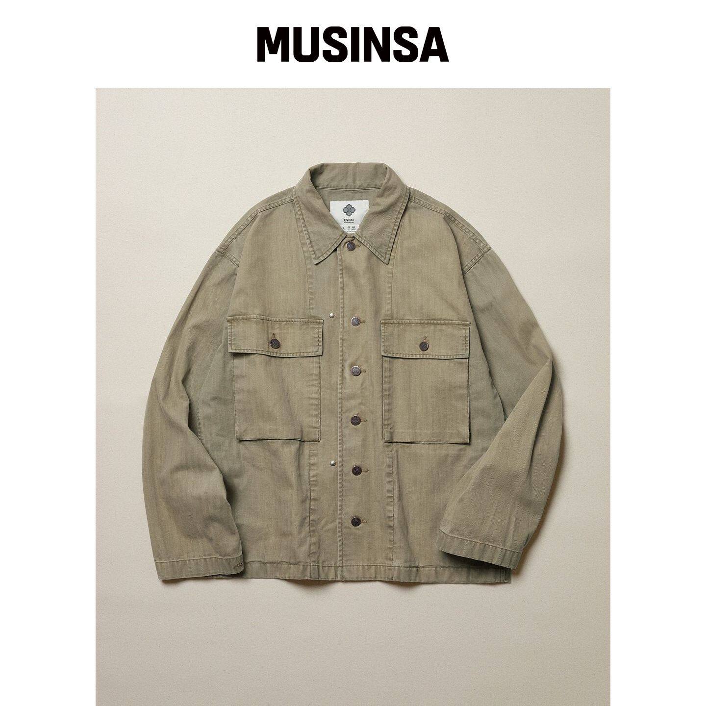 ESFAI M43 HBT 夹克（橄榄绿色） MUSINSA韩国官网直邮进口