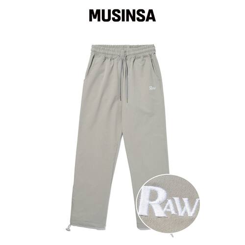 RAW LAB 尼龙RW logo绳裤（泥膜色）韩国官网直邮进口MUSINSA