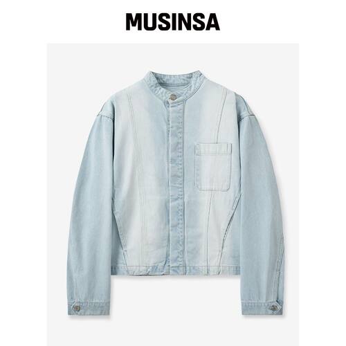 MINAV Youthful Hyper Denim Jacket [Light Blu韩国官网直邮进口