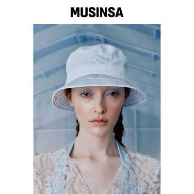 POESIEDAME 白色降落伞桶帽 MUSINSA韩国官网直邮进口