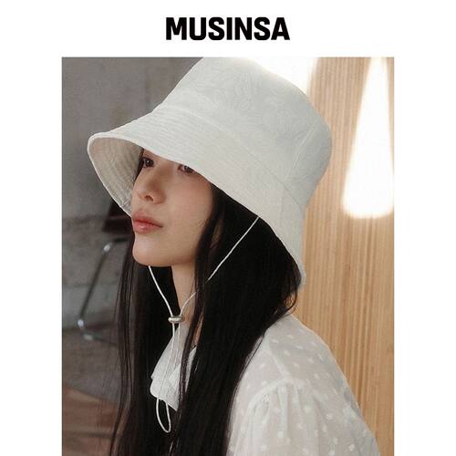 KOOKEESEE 向日葵狩猎渔夫帽（奶油色） MUSINSA韩国直邮官方正品
