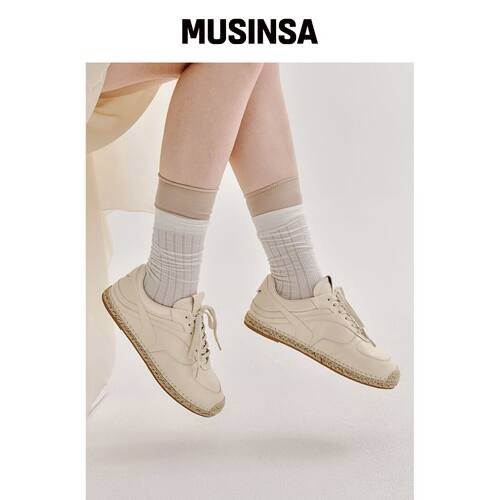 INTHESTAR IS_26001 ESPADRILLE 运动鞋_IVORY韩国官网直邮进口