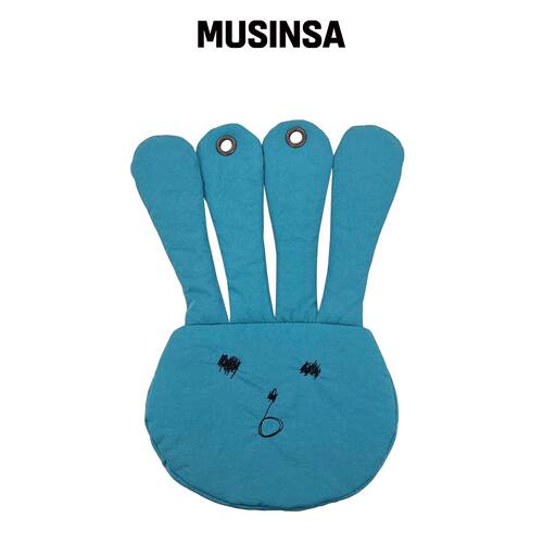WHIMSY MIND MUUTO 脸部刺绣迷你斜挎包青绿色 M韩国官网直邮进口